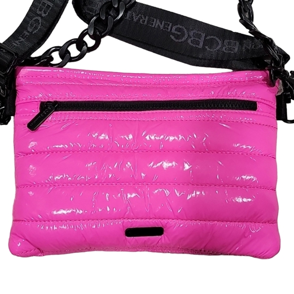 NWT BCBGeneration 2 in 1 Crossbody Puffer Bag, Pink - Picture 2 of 10